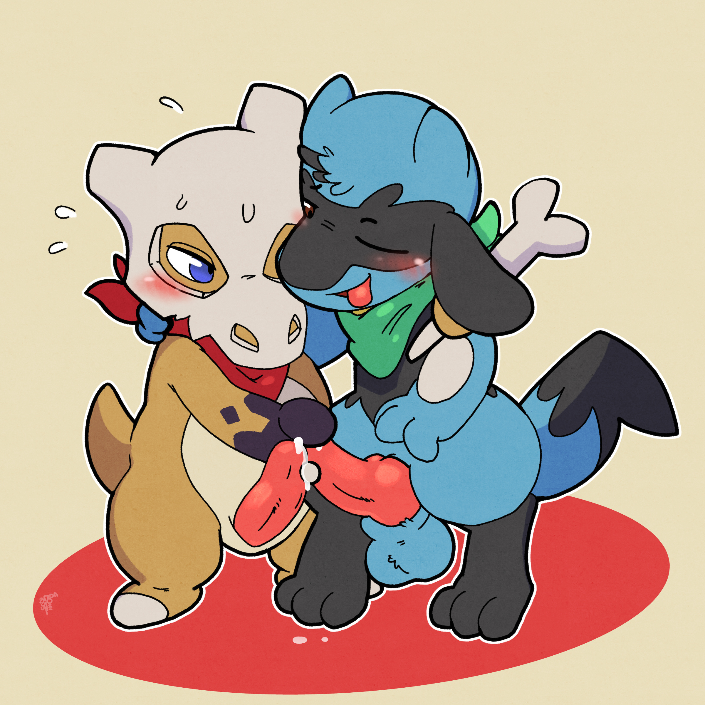 3-hour stream commission for kiyata101 featuring their cubone OC and their ...