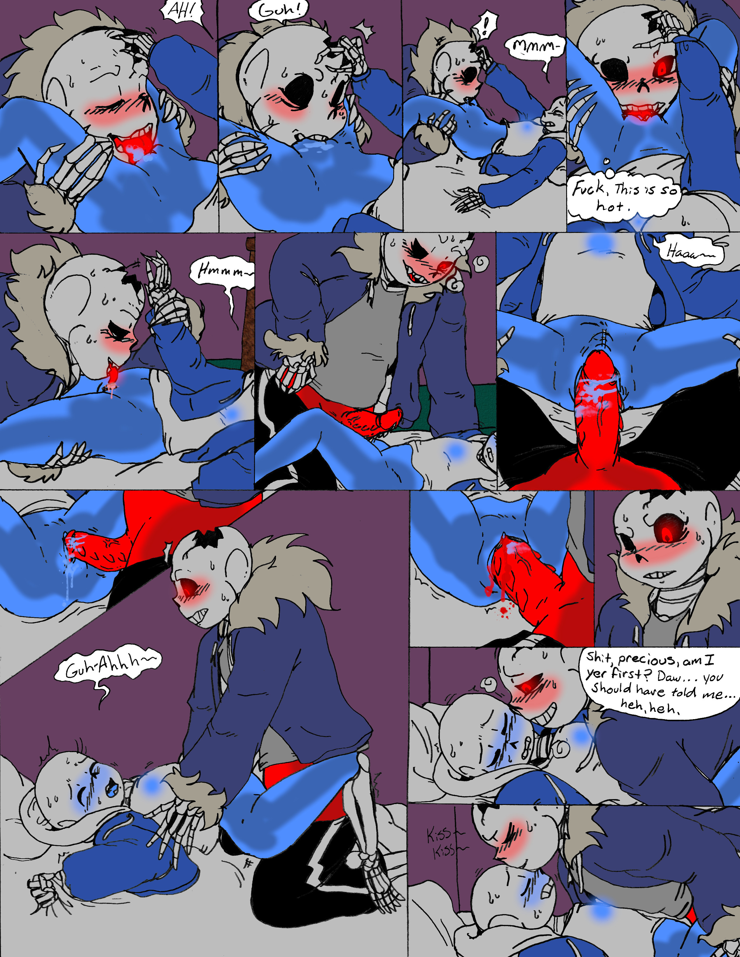 Flesh pressing close