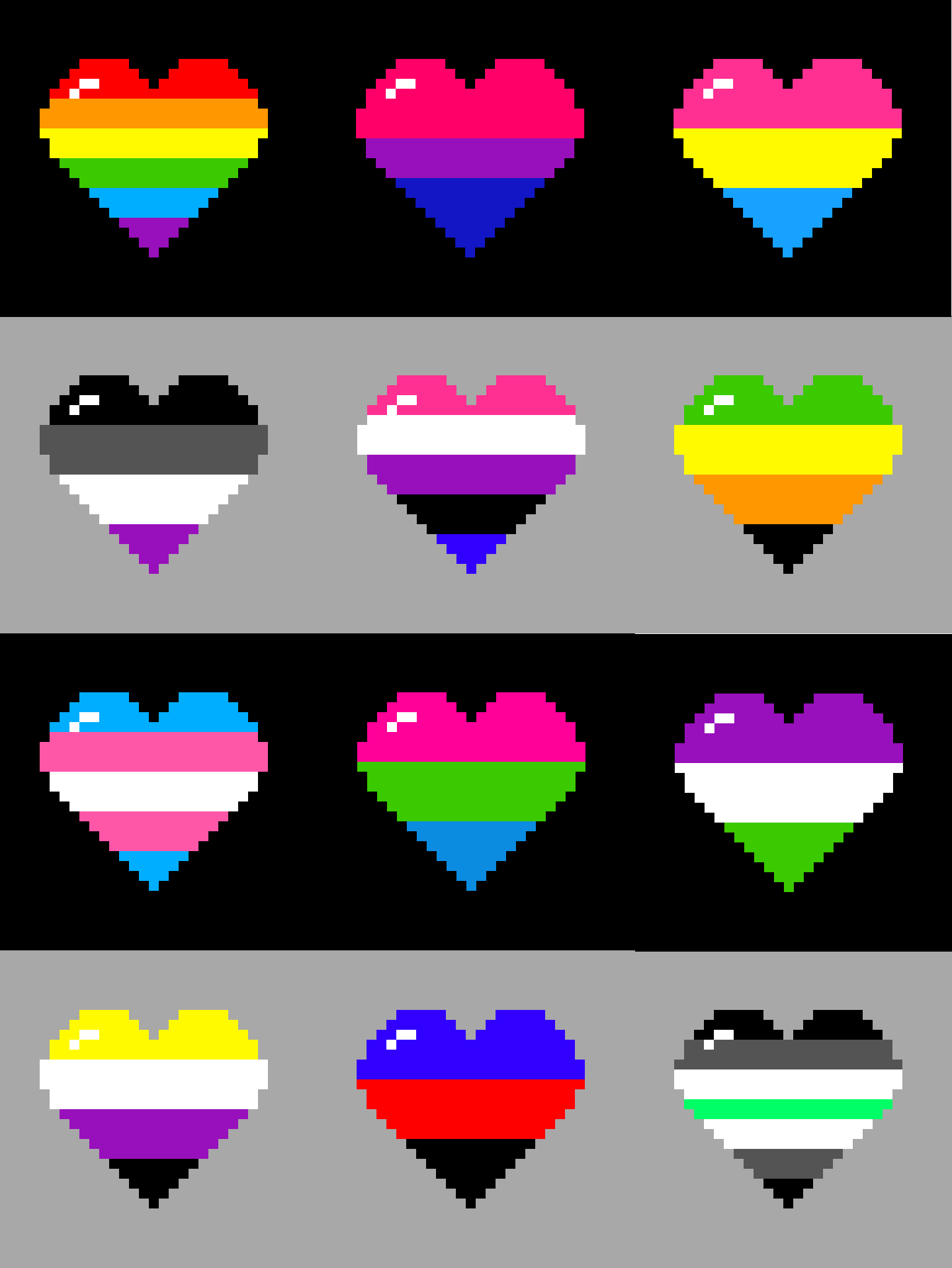 Pride Hearts