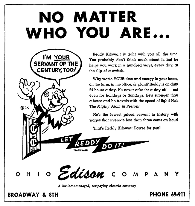 KoHoSo: That's Reddy Kilowatt Power for You!