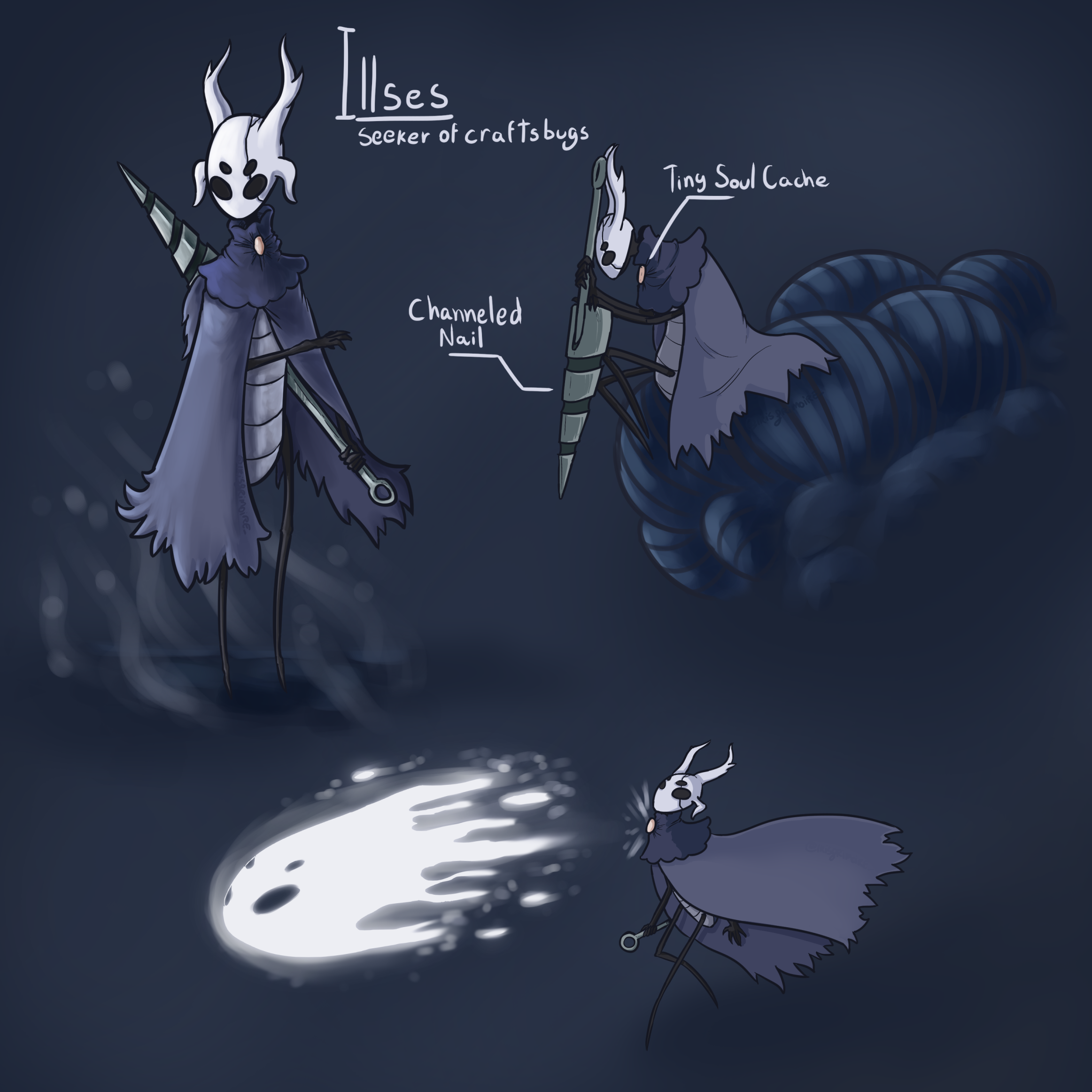 Iris-Codex: Hollow Knight Fan Character - Illses