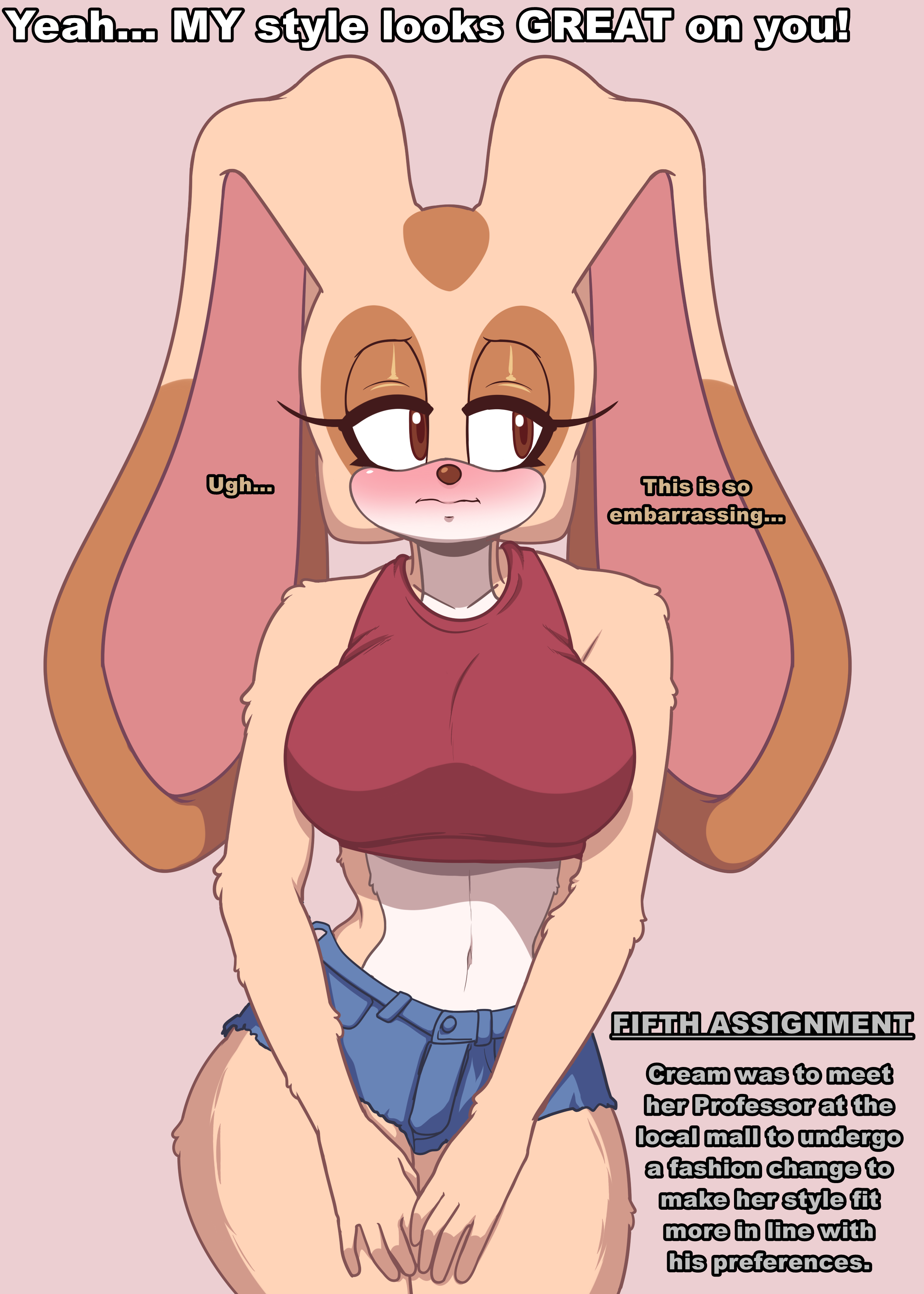 Cream The Rabbit Nsfw.