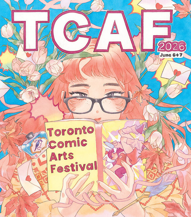 maiji: Yay we're at TCAF!! (maiji and om nom berries)