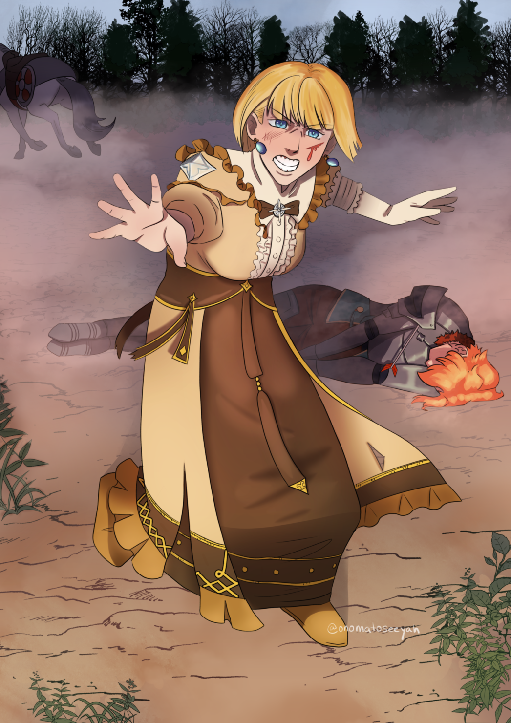 [FE3H Fanart by Onomatoseeyah] Chapter 6 Onomatoseeyah Fire