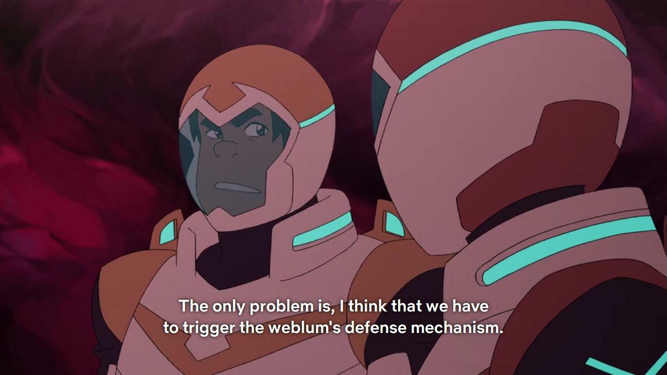 Hunk to Keith (continued): "The only problem is, I think that we have to trigger the weblum's defense mecahnism."