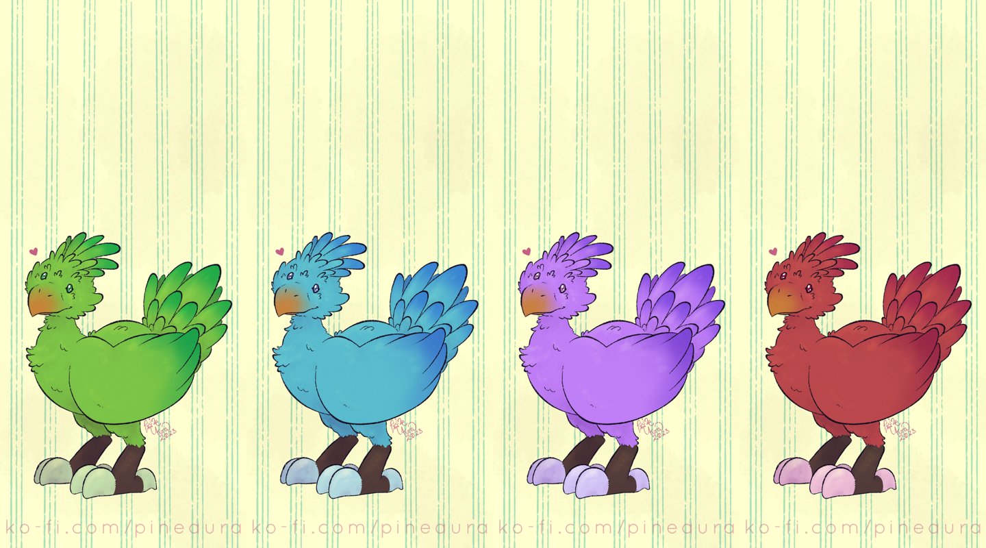 Chocobo batch 01 phone wallpaper original