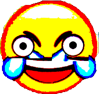 cursed crylaugh emoji