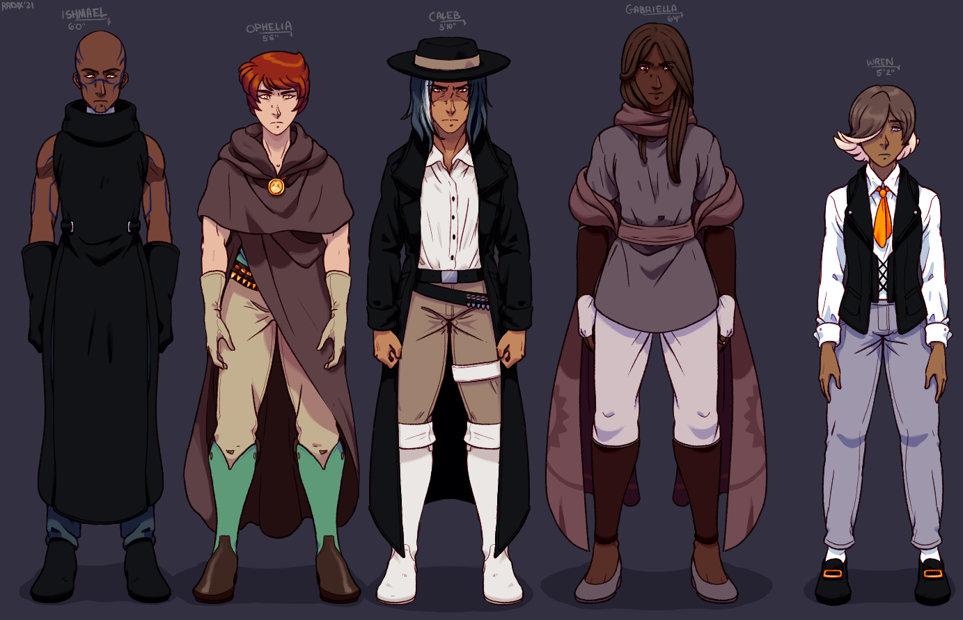 General Radix Blood Character Refs