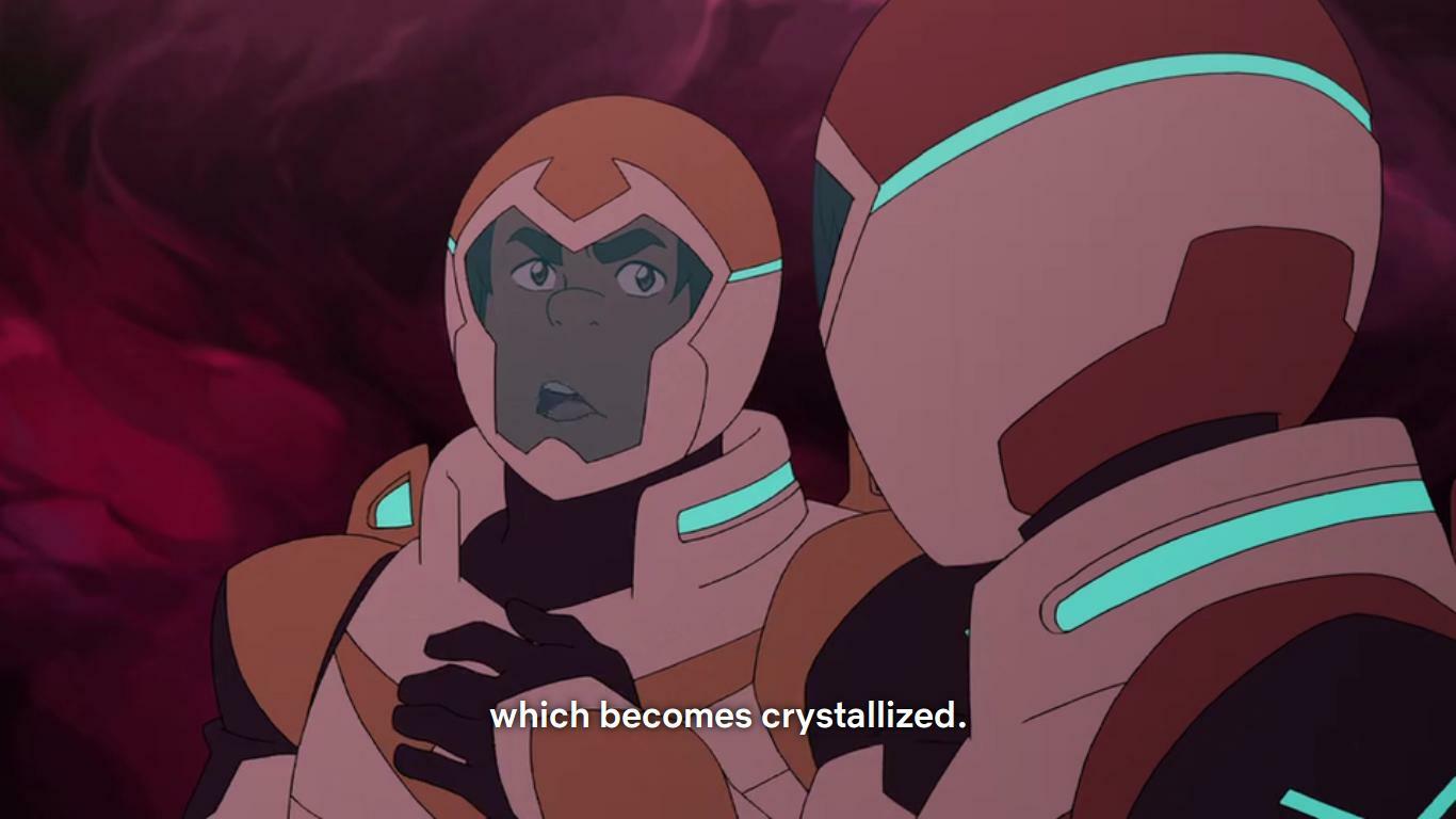 Hunk to Keith (continued): "which becomes crystalized."
