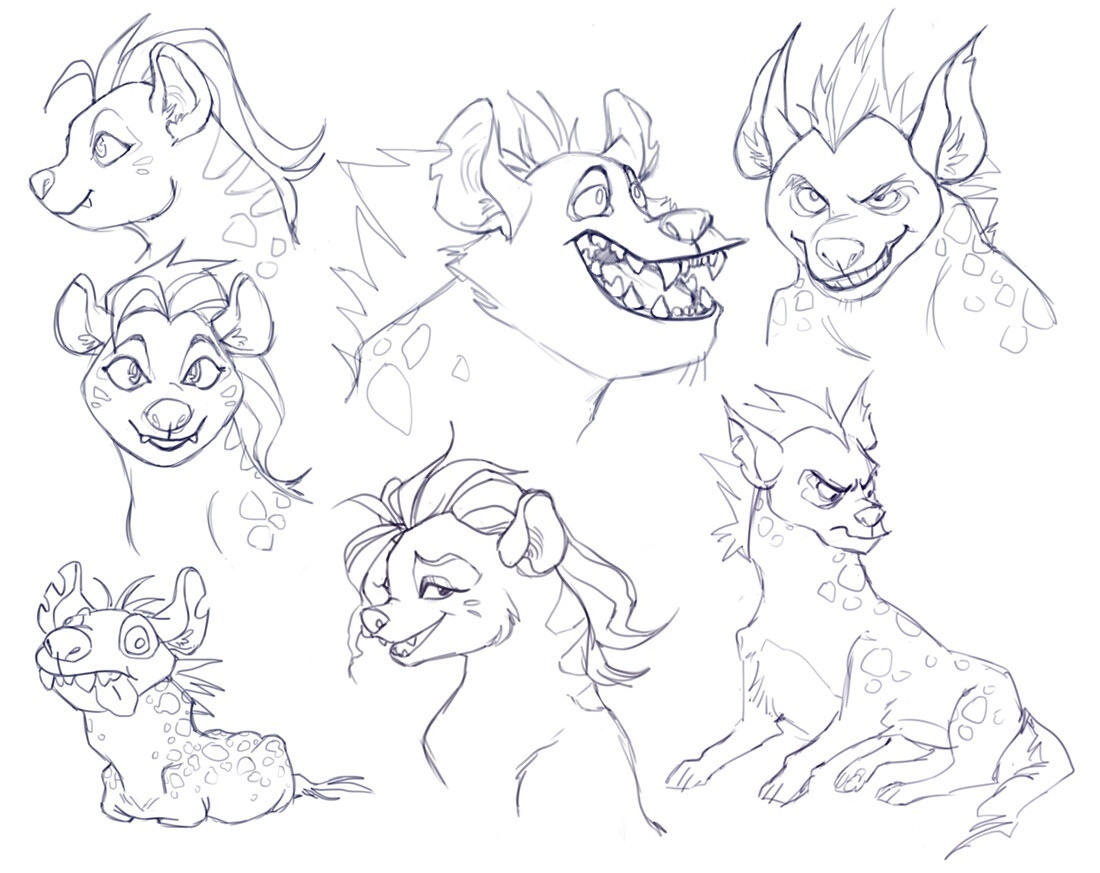 Lion King Hyenas Coloring Pages