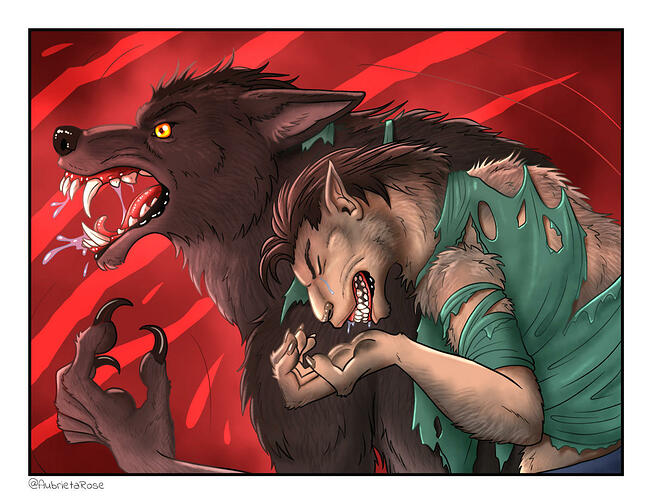 Werewolf Transformation Commission By Armorwing On Werewolf